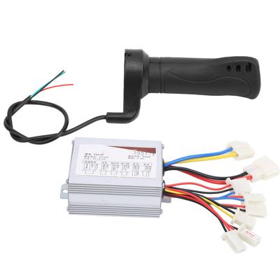 48V 500W Borstelcontroller Korte Kabel Duimgashendel Handvatset Elektrische Fiets Stuurset