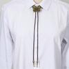 Stylish PU Leather Bolo Tie Necklace With Alloy Accents Stylish Wax Cord Necktie For Men Women Fashion Accessories