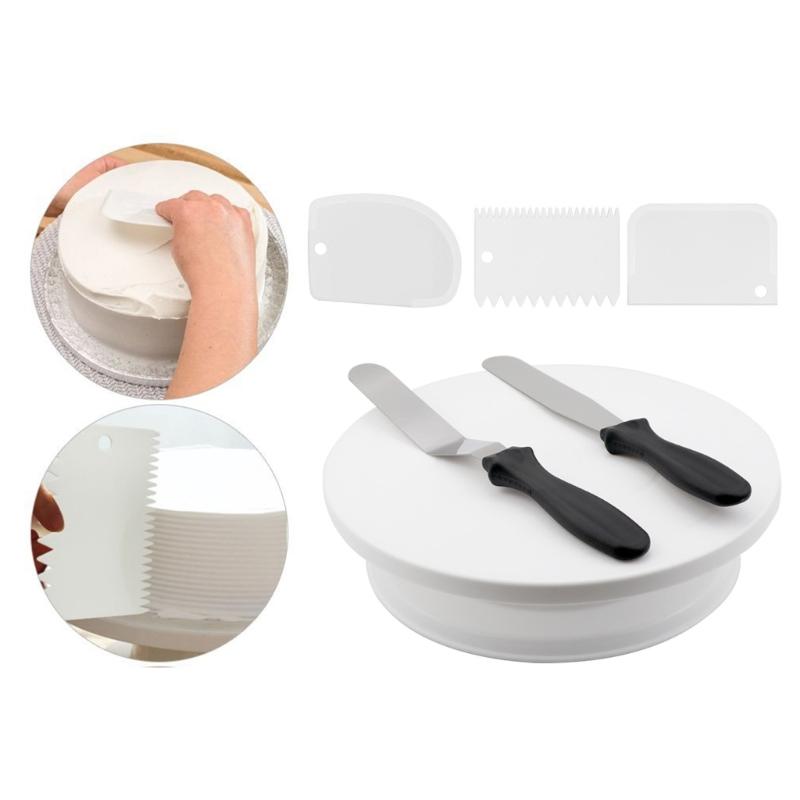 Revolving Cake Stand Professional Turntable for Cupcakes Pastries Decorations Home Baking Tool Kitchen Baking Equipment