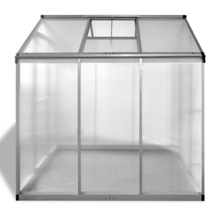 Serre - vidaXL - 3,46 m² - Aluminium renforcé - Résistante aux UV - Isolation thermique