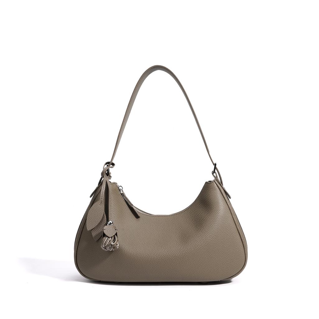 2026 New Arrival Women Crescent Underarm Bag Niche Minimalist Candy Color Single Shoulder Handbag Purse