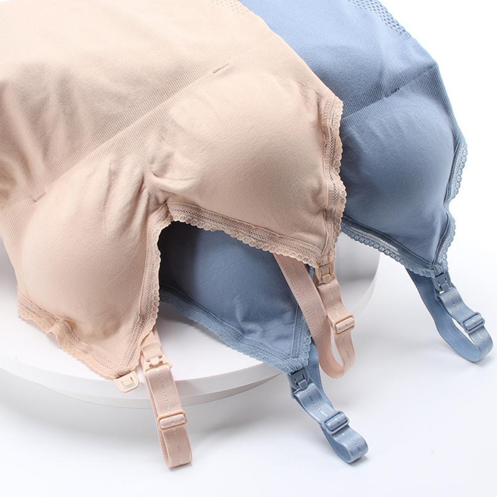 Ön Açık Toka Hamile Hemşirelik Tank Top Uzun Jartiyer Büyük Boy Emzirme Hemşirelik İç Giyim Ücretsiz Sütyen