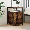 VidaXL Bedside Table Smoked Oak 40x42x60 Cm Engineered Wood 826037