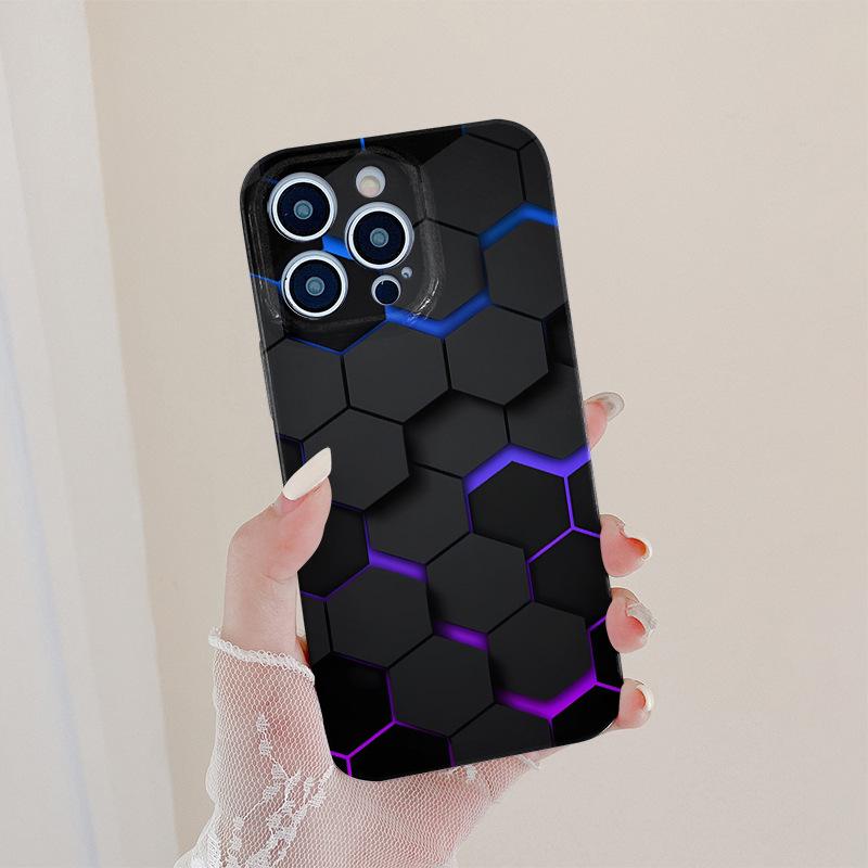 

Three-dimensional Rubik s Cube Phone Case for Apple 14 Promax Film Case Hard Case for IPhone 15 Honeycomb Premium Sense Niche For iPhone 17PROMAX