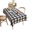 Cream Tablecloth Waterproof Leave-In Light Luxury High-End Dining Table Tablecloth Rectangular Coffee Table Cloth