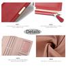 Mokose Women's Zipper and Magnetic Closure WalletClutch Bag with Long Bifold Coin Purse, Small, Red, Small, Modern Style
