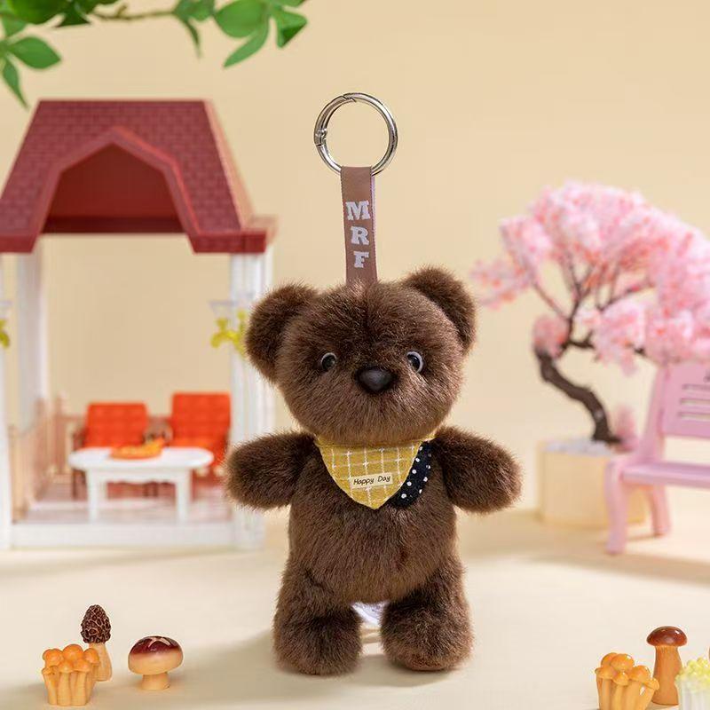 Scented Rabbit Plush Keychain - Fluffy Backpack Clip Gift