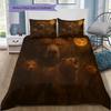Cartoon Pattern Bedding Quilt Set Quilt Cover Pillowcase Home Decoration Birthday Gift (1 * Duvet Cover + 2 * Pillowcase, Without Core)