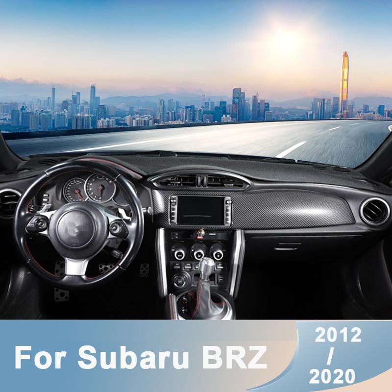 

Для Subaru BRZ 2012 2013 2014 2015 2016 2017 2018 Кришка приладової панелі автомобіля Уникайте світлих накладок Козирок від сонця Килимки Нековзкі килими RHD Black Side