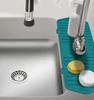 Kitchen Faucet Sink Splash Guard Silicone Faucet Water Catcher Mat Sink Draining Pad Behind Faucet