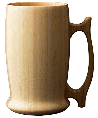 RIVERET Beer Mug, 500ml, Made in Japan, Dishwasher Safe, White, RV-204W
