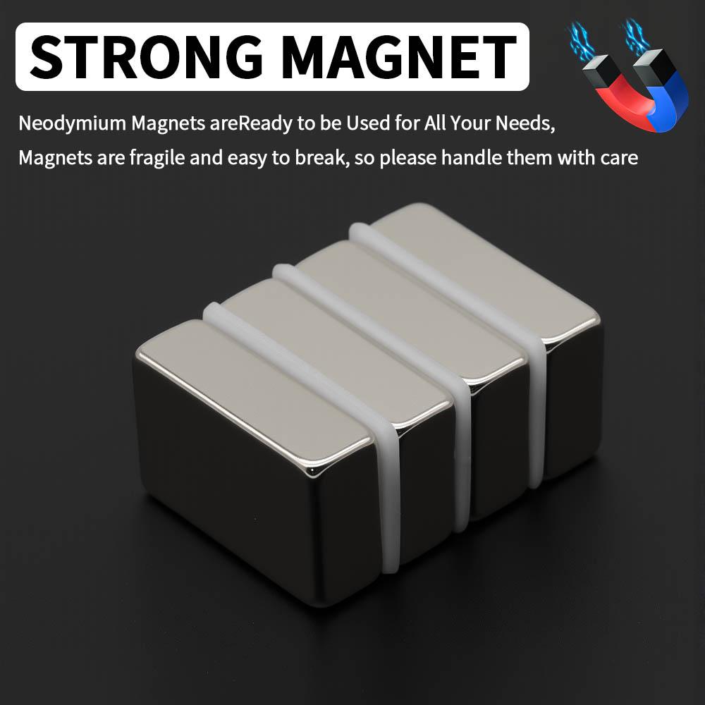 Magneti Potenti in Neodimio N35 NdFeB Magneti Permanenti Blocco Magneti Super Forti per Frigorifero Fai da Te 30x20x10mm