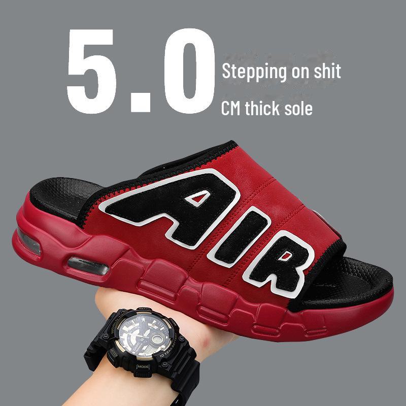 

«Мужские летние повседневные сандалии на толстой подошве с воздушной подушкой»: 6 цветов Size 41 красный