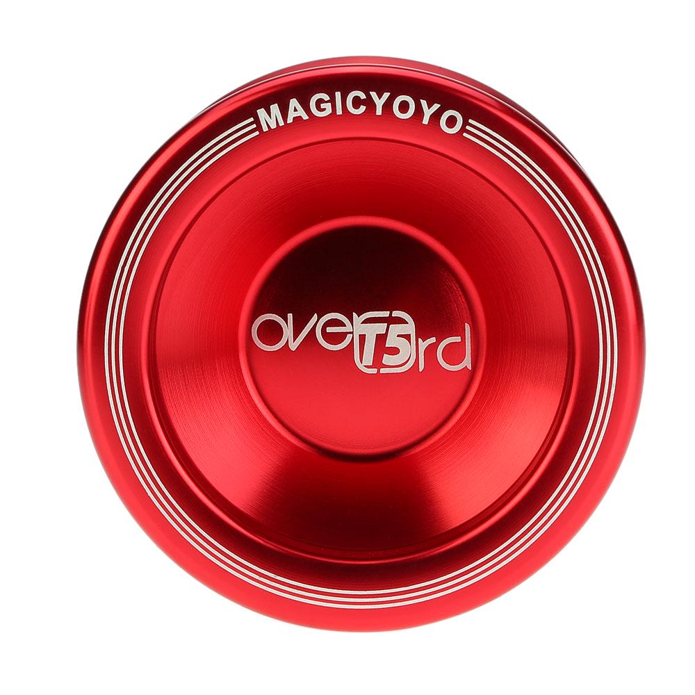 T5 Overlord Aluminum Alloy Metal Yoyo 8 Ball KK Bearing with String for Children Boys Toys Professional Magic Yoyo