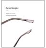 Retro TR90 Transparent Eyeglasses Frame 3C103: Anti-Blue Light Plain Glasses for Men & Women with Pin Cap