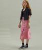 MANAVIS7 Stretch Mermaid Skirt Hot Pink