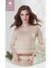 Women's Pure Cotton Long-Sleeve Thermal Sweater - Round Neck, Autumn/Winter Warm Top