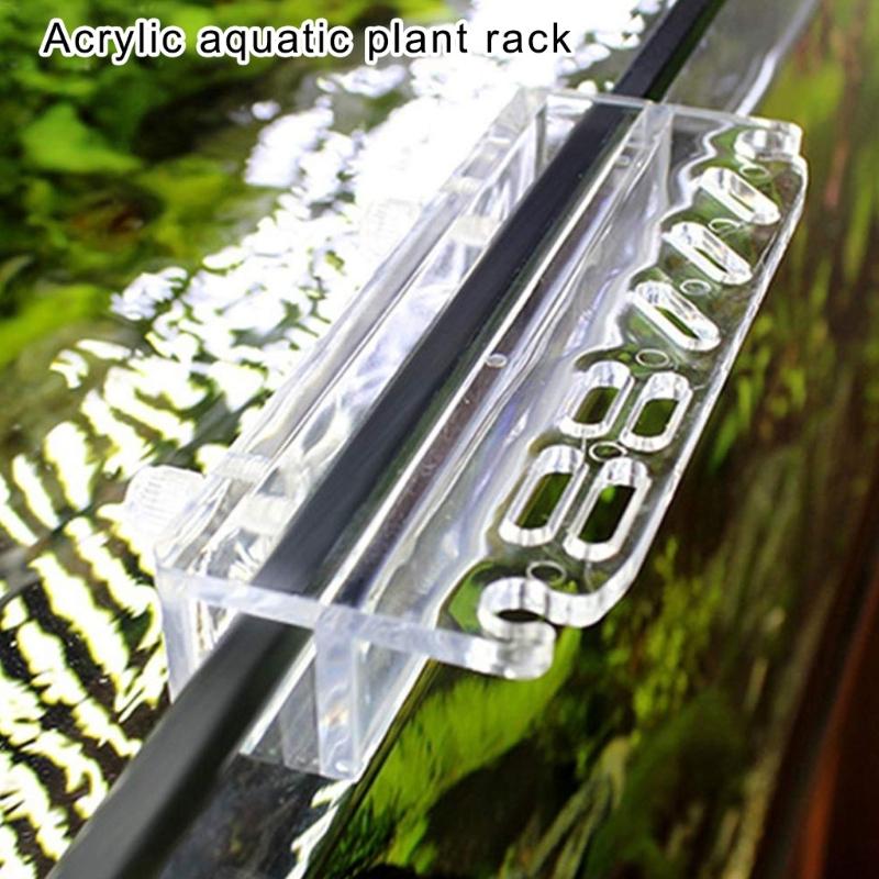 Multifunctional Water Plant Storage Rack Clear For Tweezer Aquatic Maintenance Tool Organization