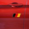 Mipcase Germany Flag Car Sticker, Metal National Flag Car Decal, Germany Flag Car Vehicle Window Sticker for Party Decoration