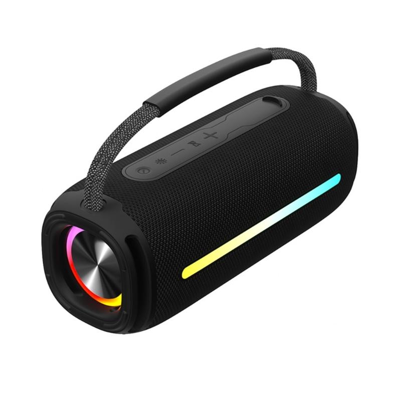 20W Portable Bluetooth-compatible Speaker Double Driver 360°Surround Sound IPX6 Waterproof For Camping Beach Party