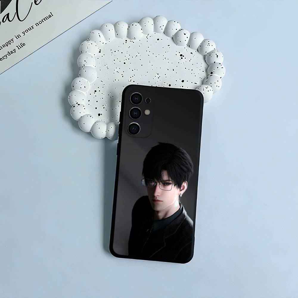 C-C-aleb-love-deep- s--space Soft Silicone Case for Samsung S25, S24, S21, S22, S23, S30, Ultra, S20, Plus, FE, Lite-Black