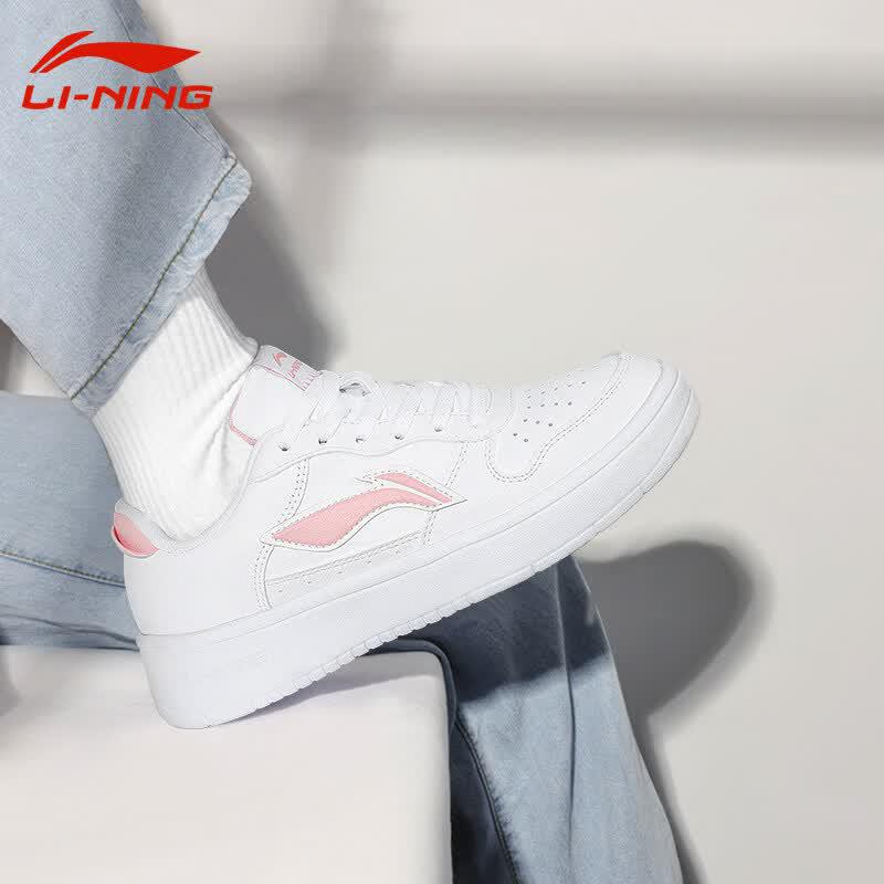 LI-NING Fuzhou Women s Low-Top Casual Sneakers 7
