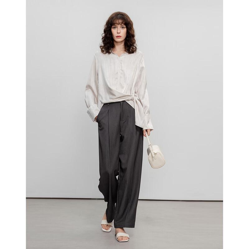 Demana Women s Petite Urban Pleated Straight-Leg Pants M