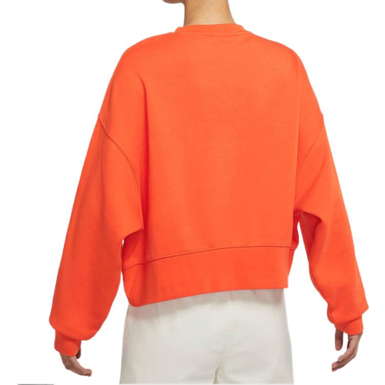 Nike Sweatshirts Women's Orange Crew Neck Moderate Regular DJ7666-869