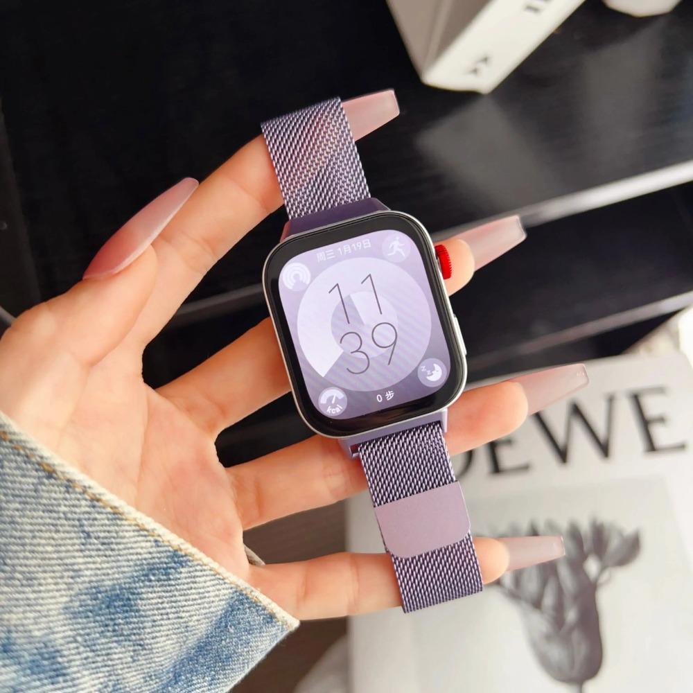 Milanese Magnetic Buckle Strap for Huawei Watch Fit 3 Watchband Bracelet Loop Wristband for Huawei Band 8 / 9 /10