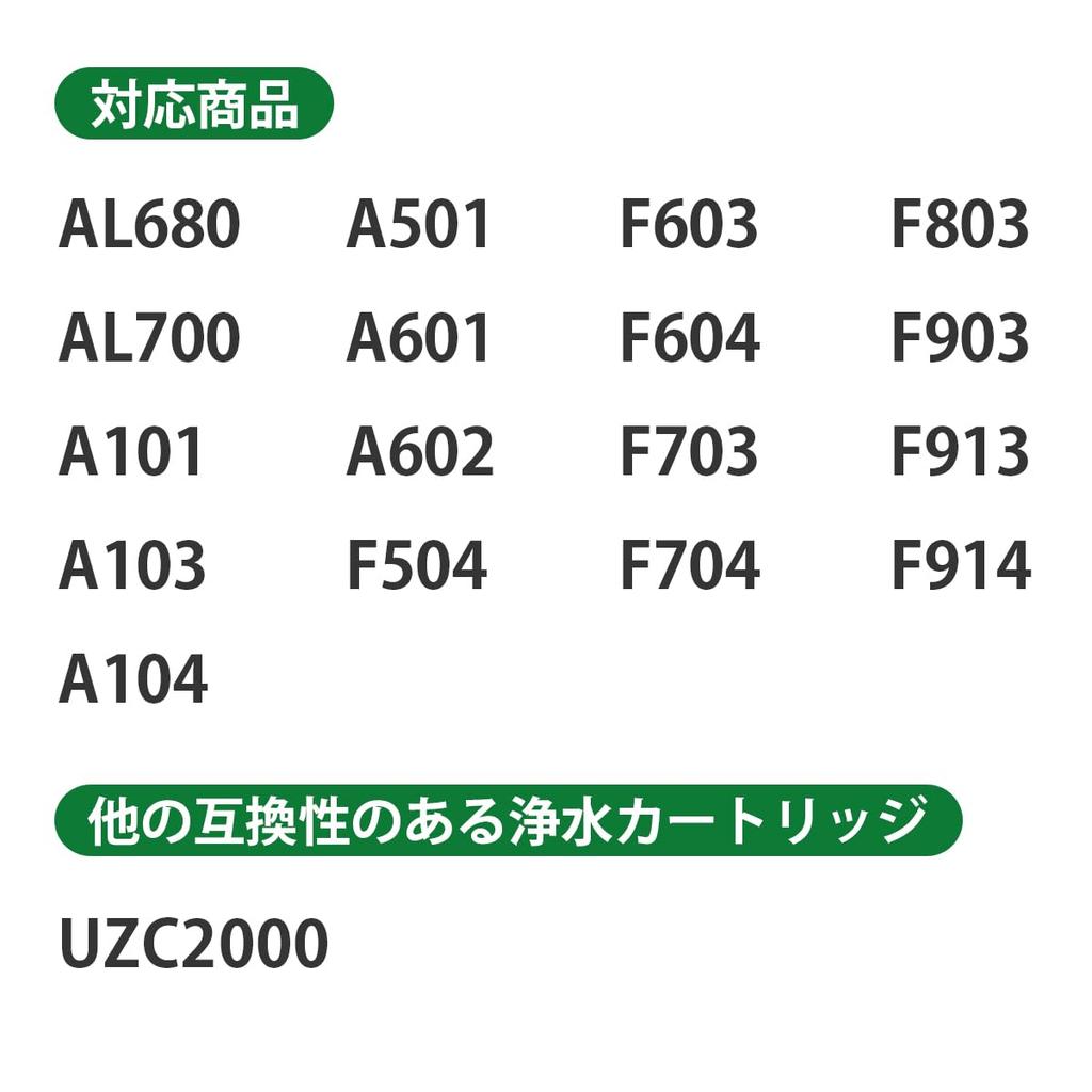 HOME TELLER BUC12001 Water Purifier Replacement Water Purification Cartridge UZC2000 Successor Product 12 Substance Removal Type Replacement Cartridge