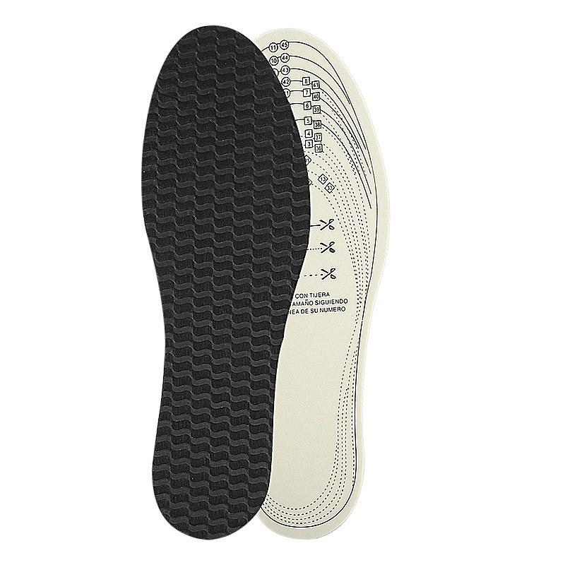 Men's and Women's Casual 3MM Sports Insoles: Sweat-Absorbing, Cut-to-Fit, Embossed Non-Woven Fabric, Latex Insoles
