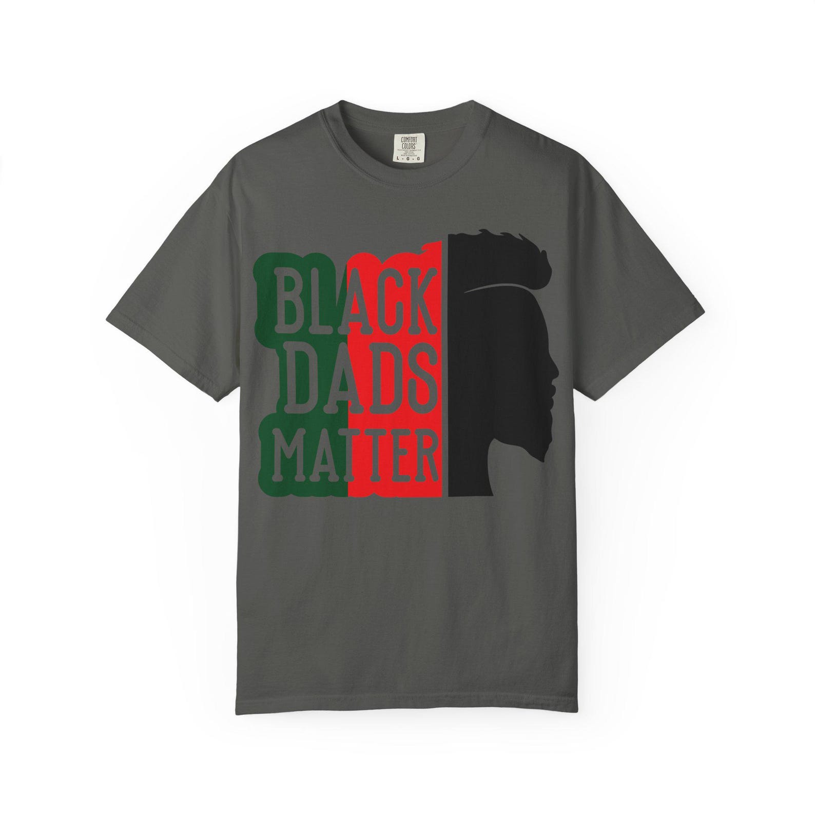 Black Dads Matter T-Shirt | Garment-Dyed Unisex Tee 4XL