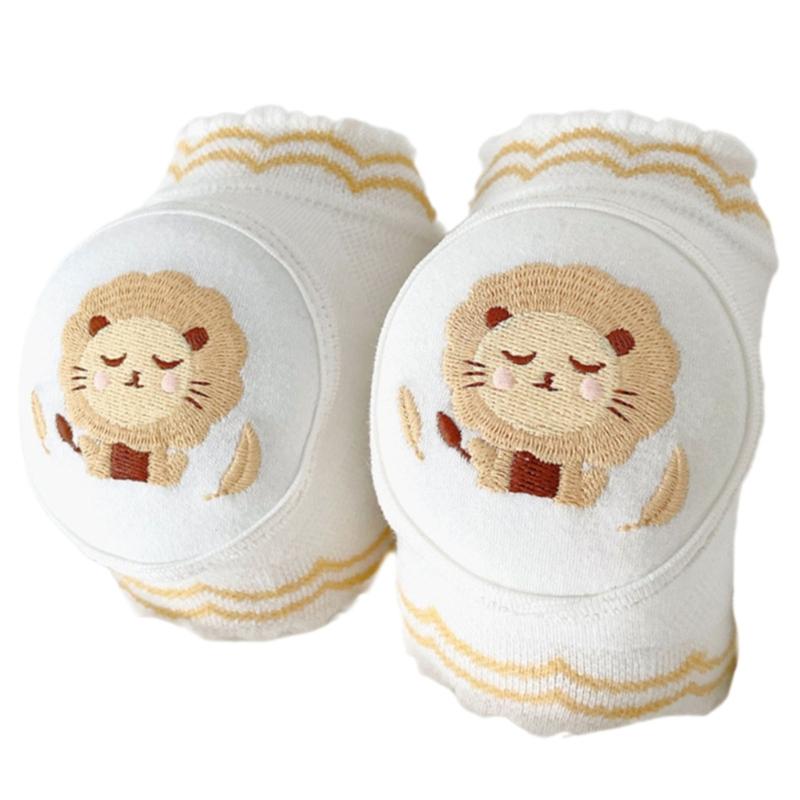 Toddler Knee Protectors Breathable Cotton Crawling Gear Anti Slip Baby Leg Guards Kneepads For Indoor Play