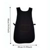 Black Hairdressing Cloak Apron Waterproof Barber Hair Uniform Haircuts Cloth Wrap  Nail Salon