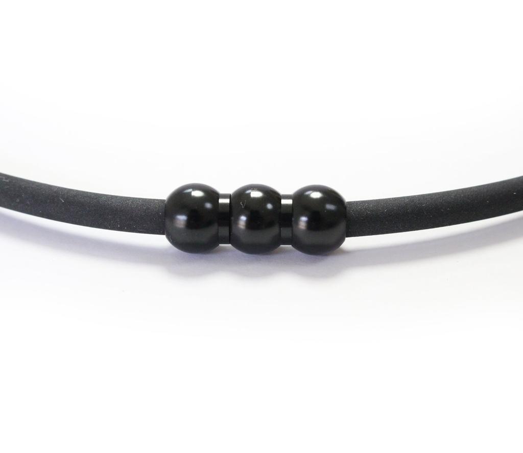 Synapse Necklace Black X Black EGSZN101 L [Erg] (ZERO) (53cm)