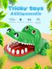 Crocodile Teeth Biting Finger Game Family Party Games Alligator Pinch Lucky Fun Stress Relief Toy for Kids Adults Decompression