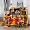 One Piece Adventure Flannel Blanket-Soft and Suitable for Sofas,Beds,Offices,Travel,All Seasons,Great Gift for Holidays and Birthdays.