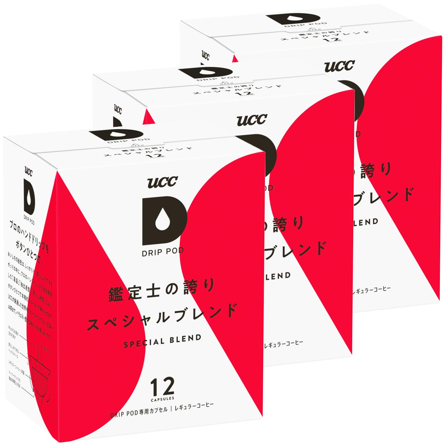 

Капсулы UCC Drip Pod, Connoisseur s Pride Special Blend, 12 порций, 90 г x 3 коробки