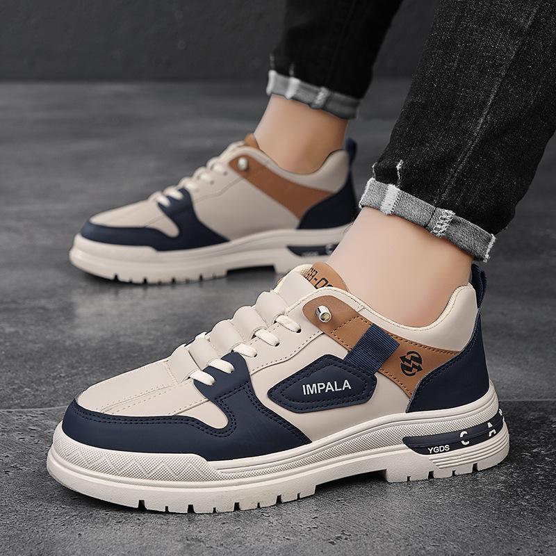 

Men s shoes Martin boots Spring and autumn season new non-slip wear-resistant casual shoes platform men s retro tooling work shoes 44