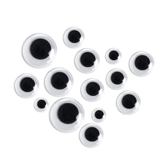 500Mixed Size Self-adhesive Round Wiggle Googly Eyes for Doll