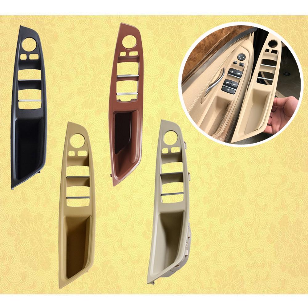 Pro BMW řady 5 F10 F11 F18 Vnitřní klika dveří Levá přední dveře Vnitřní dveřní panel Spínač s tlačítky Rám Úložný prostor sedadla řidiče