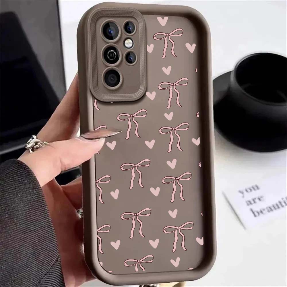 Phone Case For Infinix GT 30 20 Pro Note 50 40 40S 30Pro Plus Smart 10 8 9 Hot 60 50PRO Silicone Love Bowknot Cover