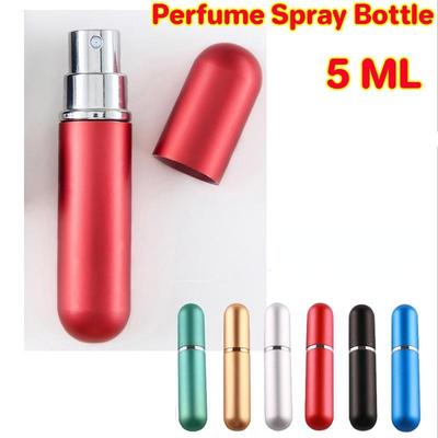 5ML Mini Refillable Perfume Atomizer Bottle Travel Scent Pump Spray Capsule Case