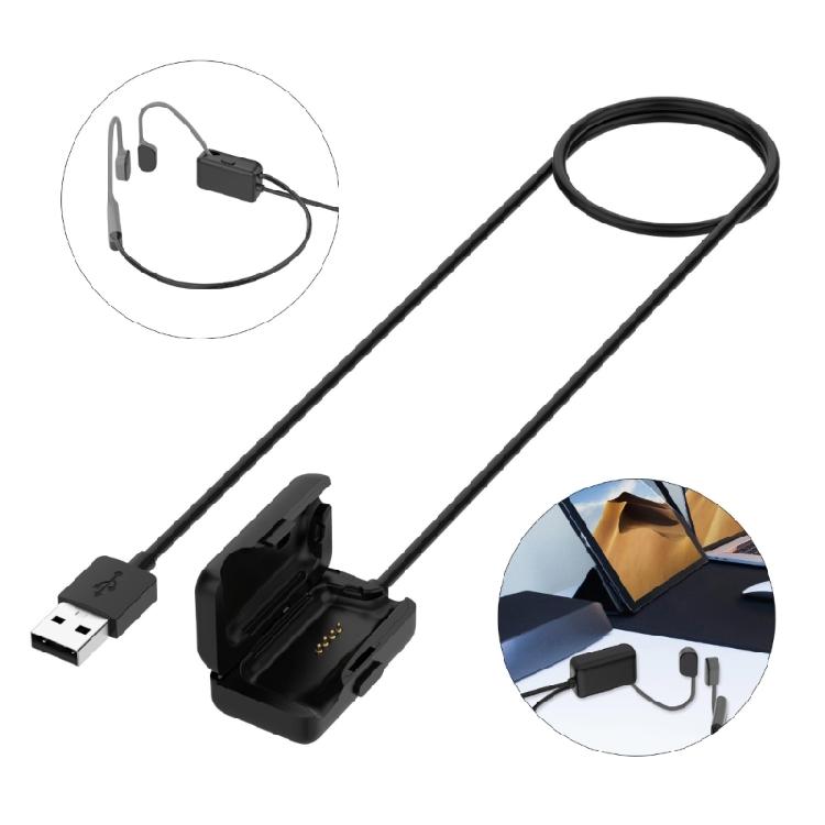 Cavo di Ricarica per Cuffie a Conduzione Ossea Accessori per Cuffie per Xtrainerz AS700 OpenSwim S700 Cavo di Ricarica USB