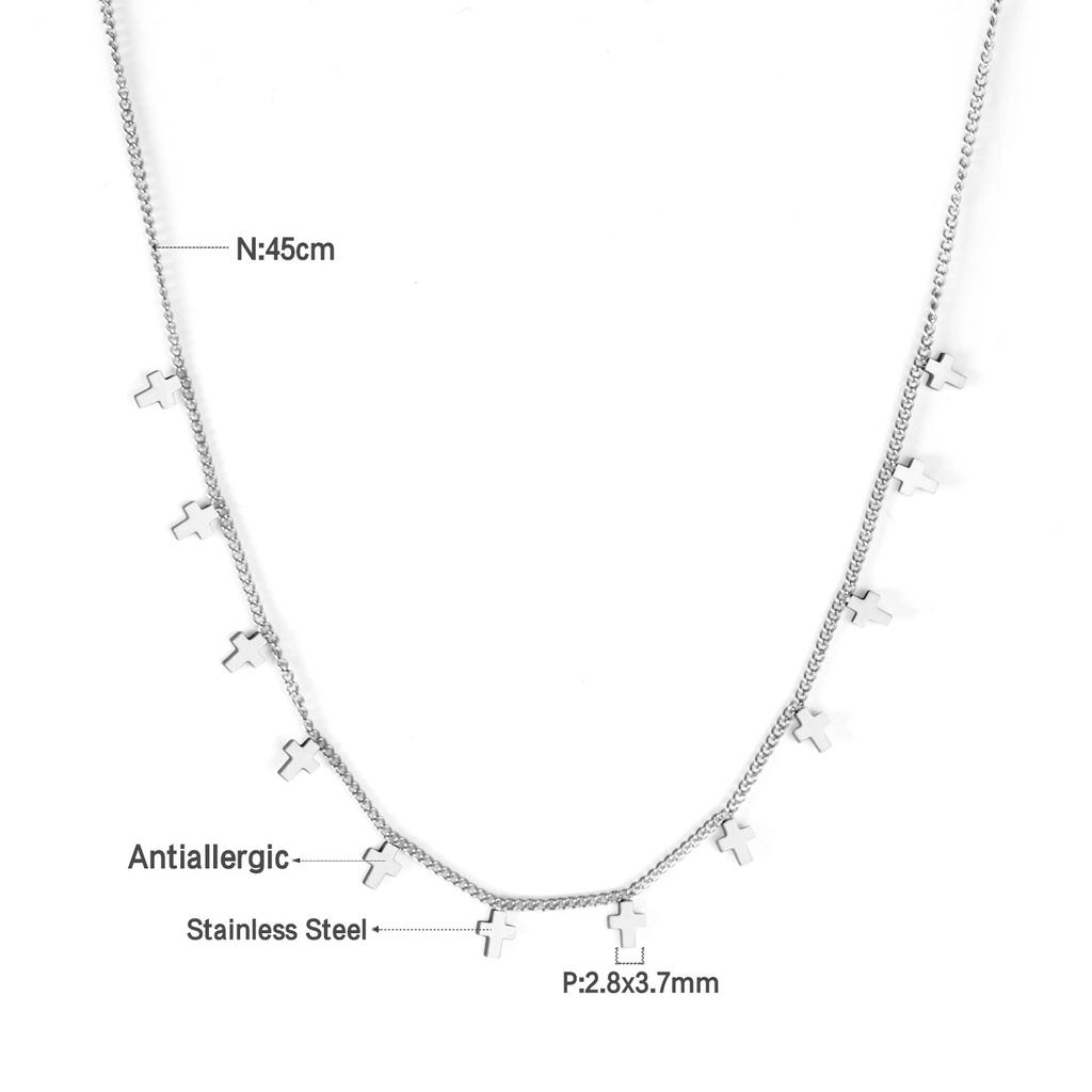 Simple And Versatile Rectangle Pendant Necklace Minimalist Luxury Women's Jewelry Accessory