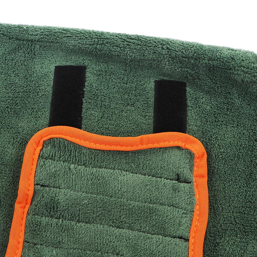 Dog Drying Robe Fast Drying Water Absorption Keep Warm Pet Bathrobe for Puppy Large Dogs Green S