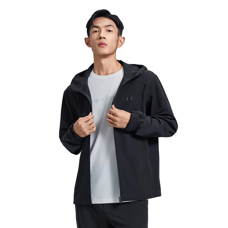 Under Armour SS25 Hooded Coat Windproof Soft Shell Jacket Men's 15117204