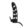 Black Bullet Penis Sleeve