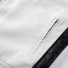 Chaqueta de Cuero Lavada Retro para Hombre, Traje de Motocicleta Cortavientos para Otoño e Invierno, Abrigo para Hombre