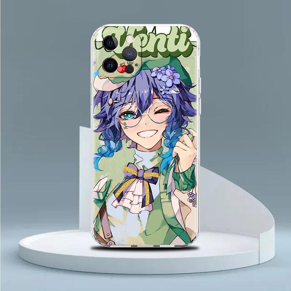 Genshin Impact Raiden Shogun Baal Clear Case For Apple iPhone 13 11 14 12 Pro 7 8 Plus XR X XS Max 6 6S 13Pro Phone Cover